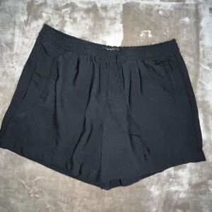 Ming Basics Women's Shorts‎ Size Small Black Pull On Elastic Waist Active Run